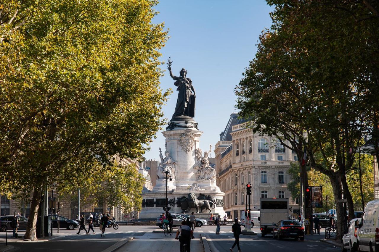 Hotel Au Coeur De Republique Paris Ngoại thất bức ảnh